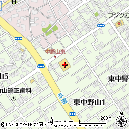 ウエルシア新潟東中野山店周辺の地図