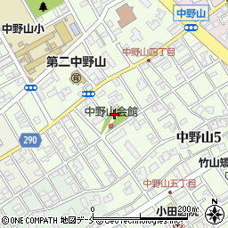 中野山神社周辺の地図
