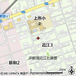 新潟県新潟市中央区近江3丁目26周辺の地図
