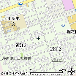 新潟県新潟市中央区近江2丁目26周辺の地図