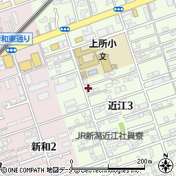 新潟県新潟市中央区近江3丁目26-23周辺の地図