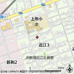 新潟県新潟市中央区近江3丁目26-17周辺の地図