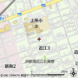 新潟県新潟市中央区近江3丁目26-16周辺の地図