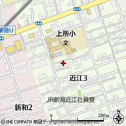 新潟県新潟市中央区近江3丁目26-27周辺の地図