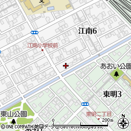 江南ガーデン周辺の地図