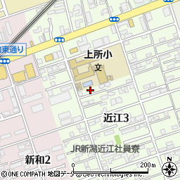 新潟県新潟市中央区近江3丁目26-34周辺の地図