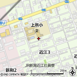 新潟県新潟市中央区近江3丁目26-32周辺の地図
