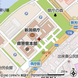 新潟県庁　観光局観光企画課周辺の地図