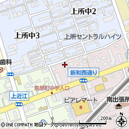 松勘周辺の地図