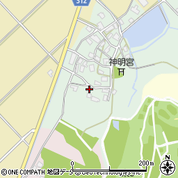 新潟県新発田市下飯塚657周辺の地図