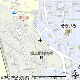 サンキューカット　米沢東店周辺の地図