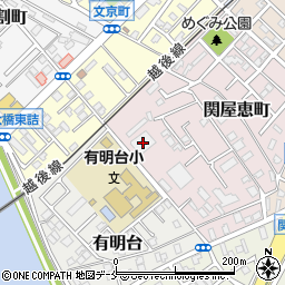 ＮＴＴ関屋恵町ビル周辺の地図