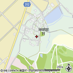 新潟県新発田市下飯塚597周辺の地図
