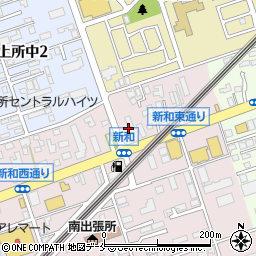 セブンイレブン新潟新和１丁目店周辺の地図