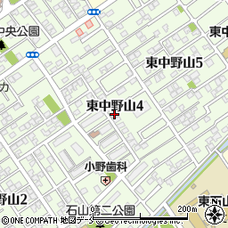 新潟県新潟市東区東中野山4丁目5周辺の地図