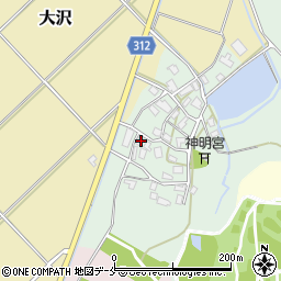 新潟県新発田市下飯塚612周辺の地図