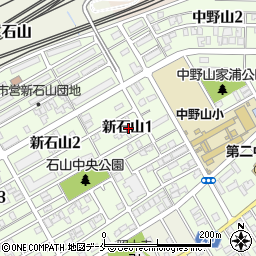 〒950-0851 新潟県新潟市東区新石山の地図