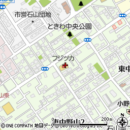 藤塚商店石山店周辺の地図