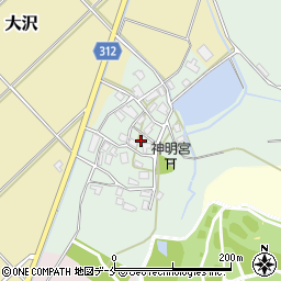 新潟県新発田市下飯塚594周辺の地図