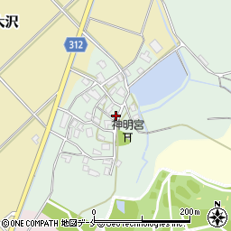 新潟県新発田市下飯塚583周辺の地図