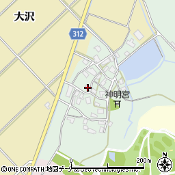 新潟県新発田市下飯塚590周辺の地図
