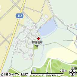 新潟県新発田市下飯塚580周辺の地図