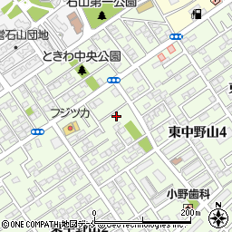 新潟県新潟市東区東中野山3丁目3周辺の地図