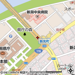県庁東周辺の地図