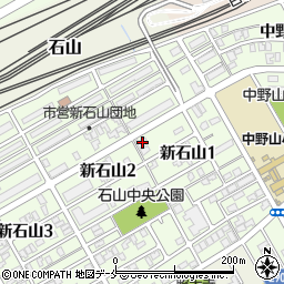 新潟信用金庫石山支店周辺の地図