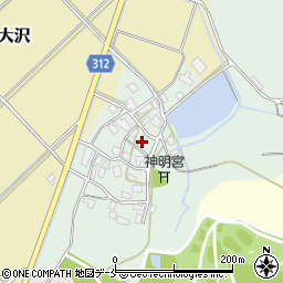 新潟県新発田市下飯塚535周辺の地図