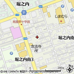新潟堀之内郵便局 ＡＴＭ周辺の地図
