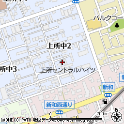 新潟県新潟市中央区上所中2丁目6周辺の地図