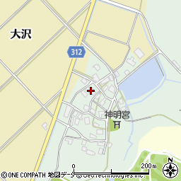 新潟県新発田市下飯塚585周辺の地図