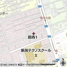 鐙西1丁目6 筒井邸☆アキッパ駐車場周辺の地図