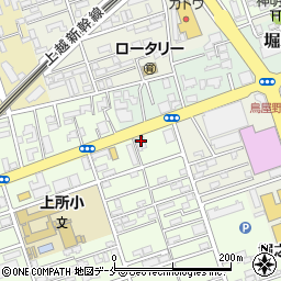 ローソン新潟堀ノ内店周辺の地図