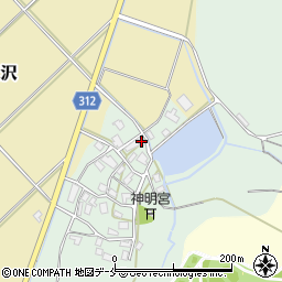 新潟県新発田市下飯塚574周辺の地図