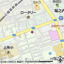 正栄食品工業株式会社新潟支店周辺の地図