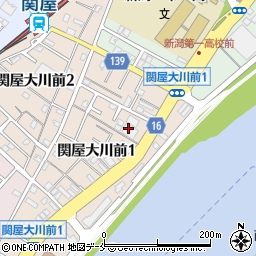 新潟柔整専門学校周辺の地図