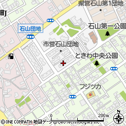 市営石山住宅Ｂ－１７周辺の地図