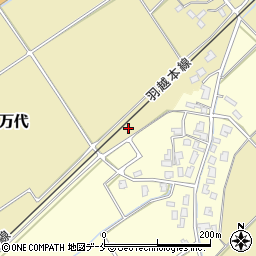 新潟県新発田市竹俣万代164周辺の地図