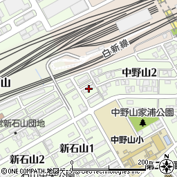 ＪＲ新石山アパート２号棟周辺の地図