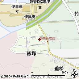 宮城県丸森町（伊具郡）飯泉周辺の地図