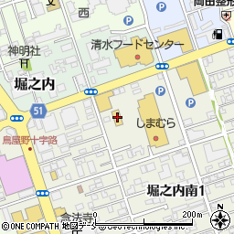 新潟マツダ自動車堀之内店周辺の地図