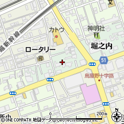 新潟県新潟市中央区堀之内13周辺の地図