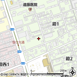 〒950-0913 新潟県新潟市中央区鐙の地図