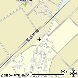 新潟県新発田市竹俣万代171周辺の地図
