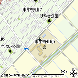 新潟市ひまわりクラブ　東中野山・ひまわりクラブ第３周辺の地図