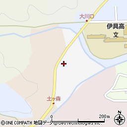 宮城県伊具郡丸森町虚空蔵下周辺の地図