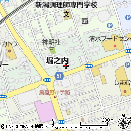 スタジオマリオ新潟・とやの店周辺の地図