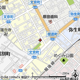 新潟市消防局中央消防署文京出張所周辺の地図